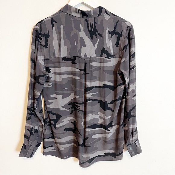BOGO! Rails Rhett Charcoal Camo Button Front Shirt XS - Picture 8 of 11